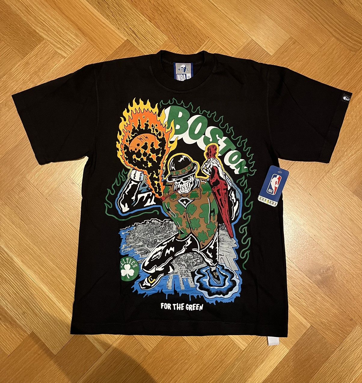NBA × Warren Lotas Warren Lotas x NBA For the Green Tee Size US XXL / EU 58 / 5 - 1 Thumbnail