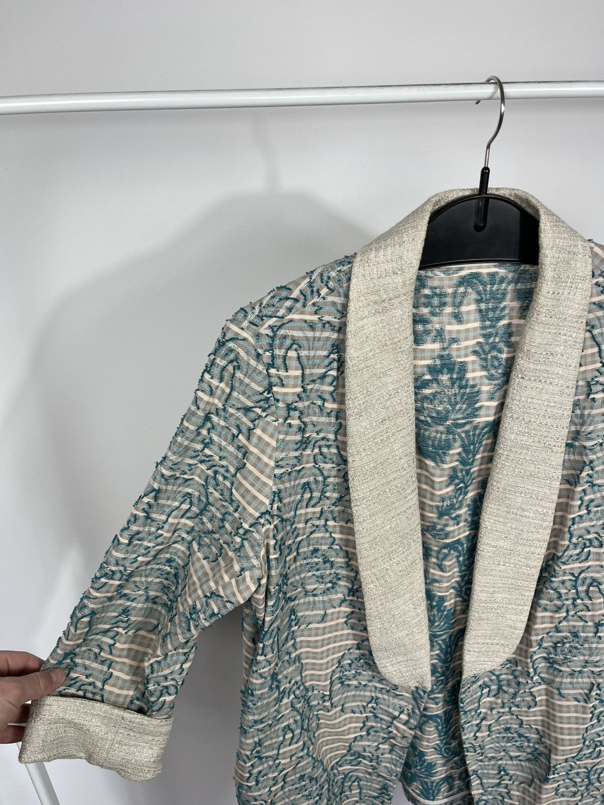 Other Tendresses Made in Italy Pattern Long Jacket 46 Size M / US 6-8 / IT 42-44 - 5 Thumbnail