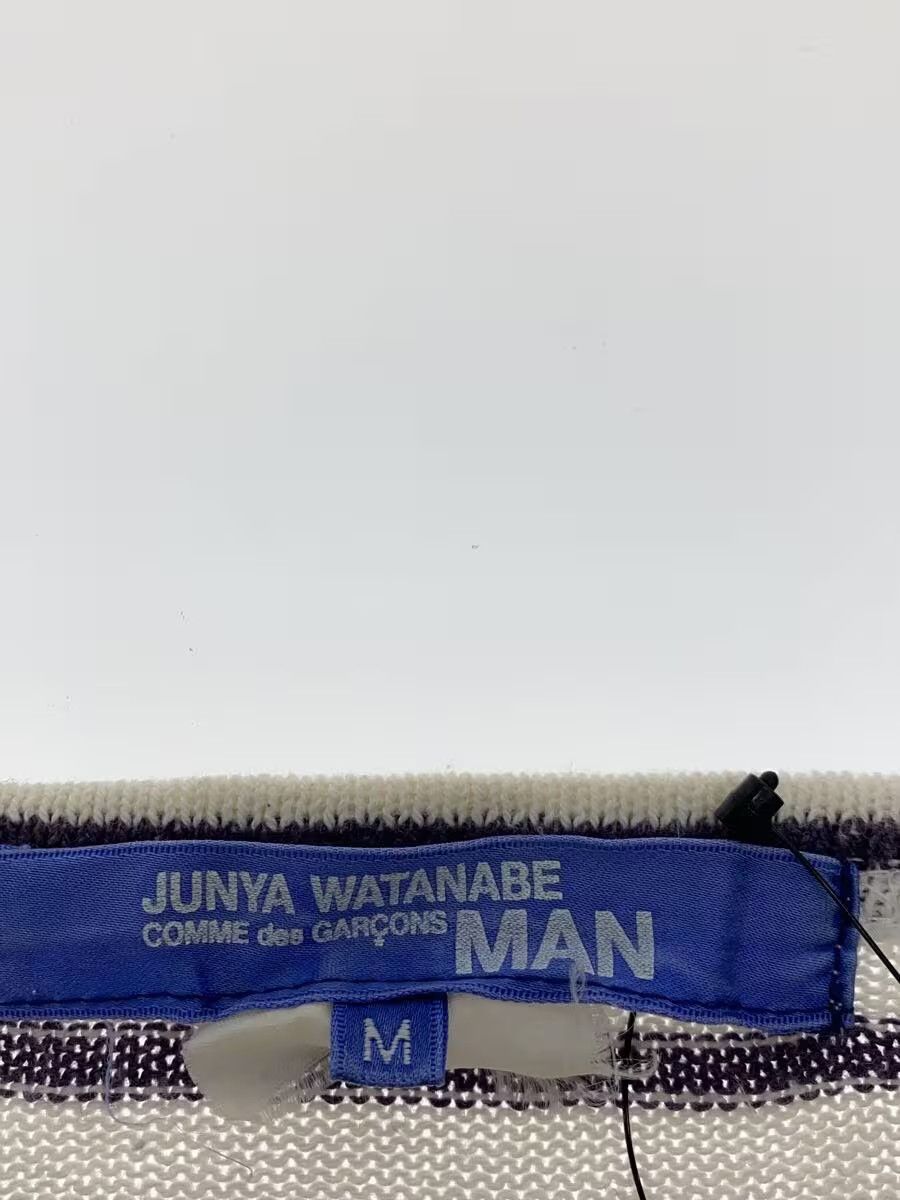 Comme des Garcons × Junya Watanabe Patchwork Striped Cotton Knit Sweater Size US M / EU 48-50 / 2 - 4 Thumbnail