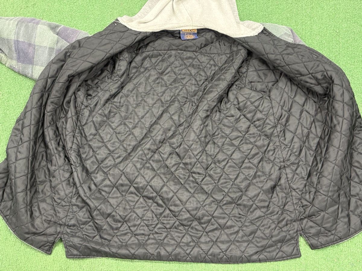 Vintage Vintage Woodland Quilted Lined Hooded Flannel Jacket Size US L / EU 52-54 / 3 - 8 Thumbnail