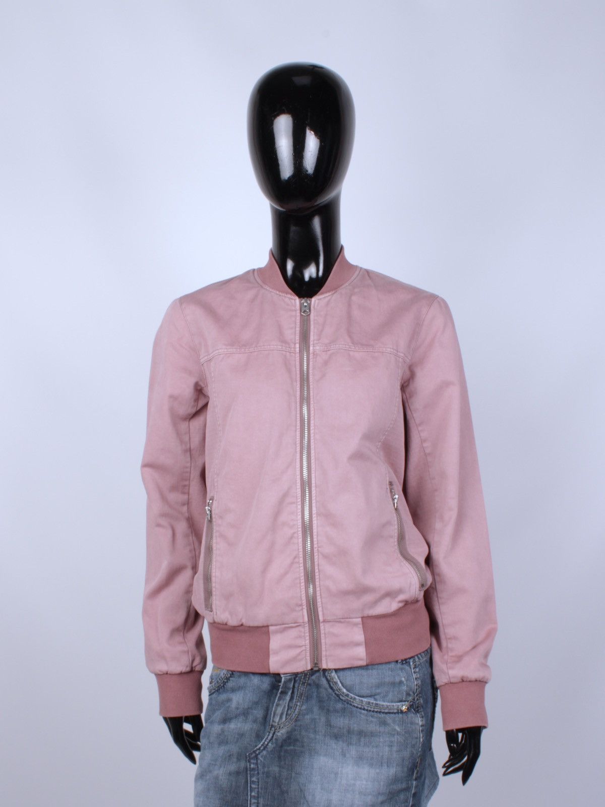 Designer × G-Star G-STAR RAW Chopper Slim Garment Dyed Pink Bomber Size XS / US 0-2 / IT 36-38 - 1 Thumbnail