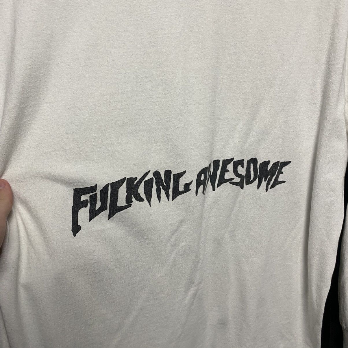 Fucking Awesome Mens Fucking Awesome Big Logo y2k skategang longsleeve Size US L / EU 52-54 / 3 - 6 Thumbnail