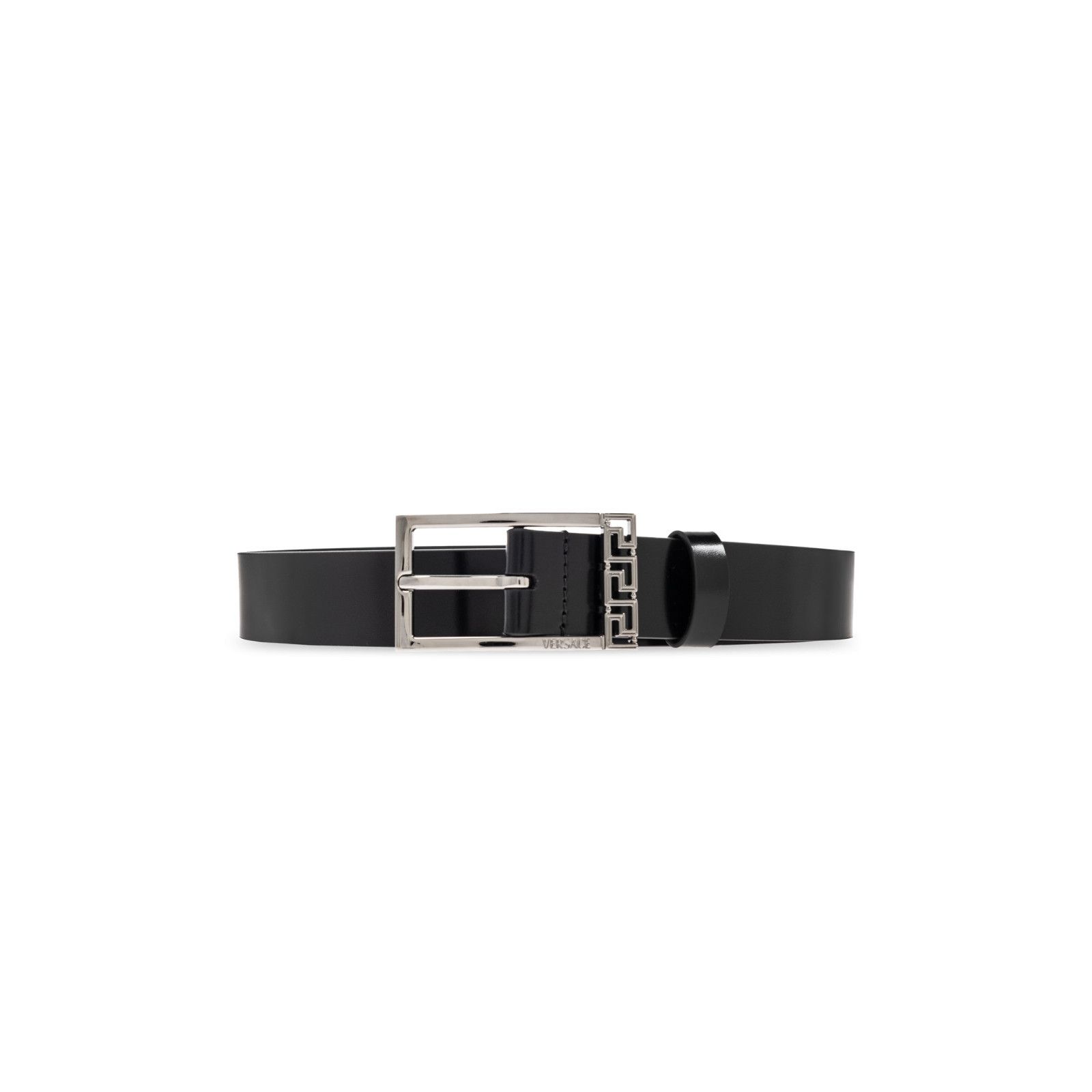 Versace VERSACE Black Leather Belt New & Authentic (Men's size:75;) Size ONE SIZE - 1 Thumbnail