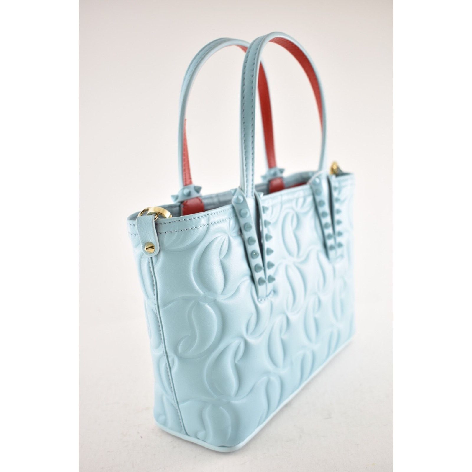 Christian Louboutin Christian Louboutin Cabata Mini Leather Tote Crossbody Bag Size ONE SIZE - 6 Thumbnail