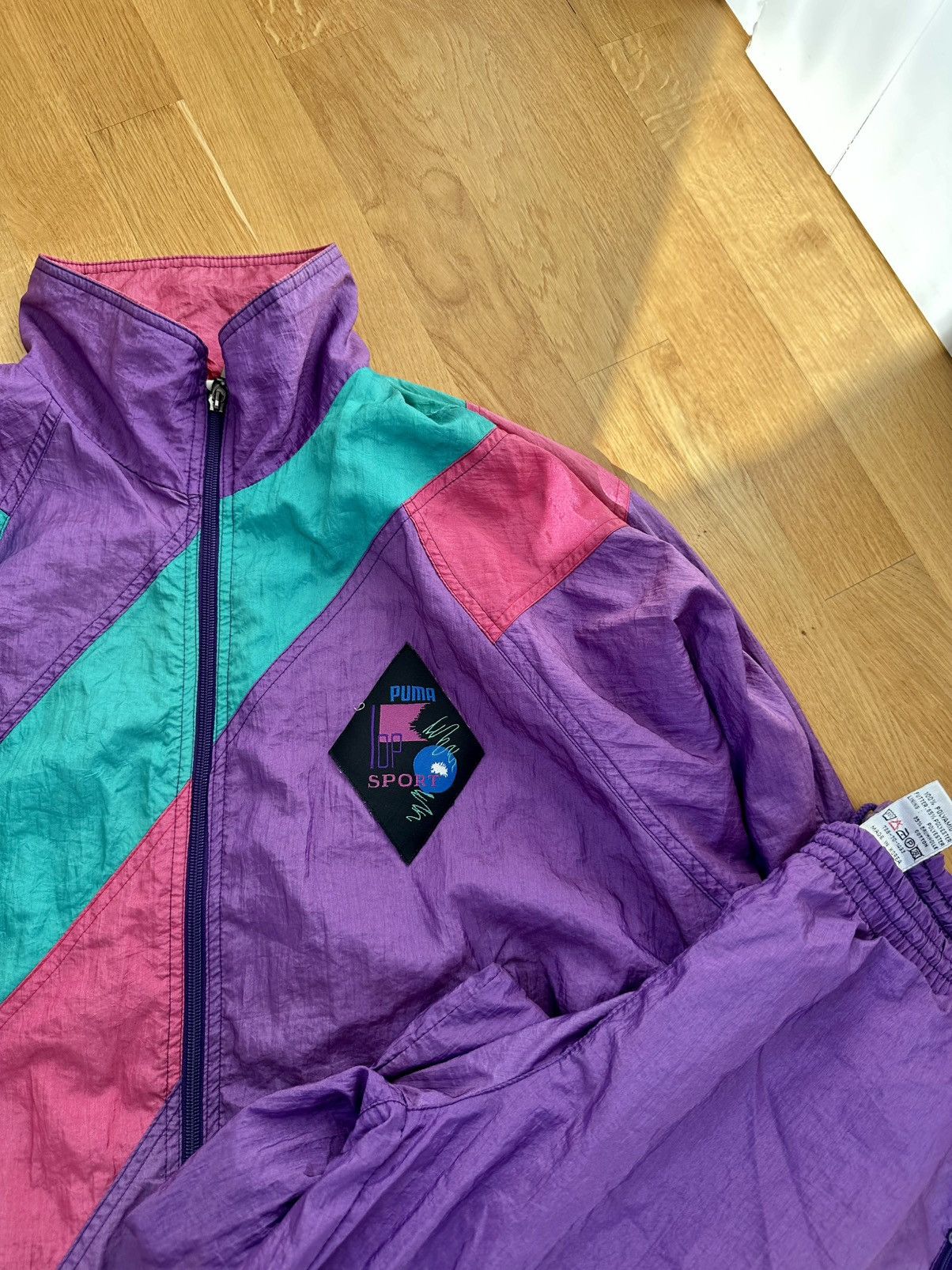 Puma 90’s Vintage Puma Tracksuit Jacket X Pants Made in Korea Size US M / EU 48-50 / 2 - 7 Thumbnail