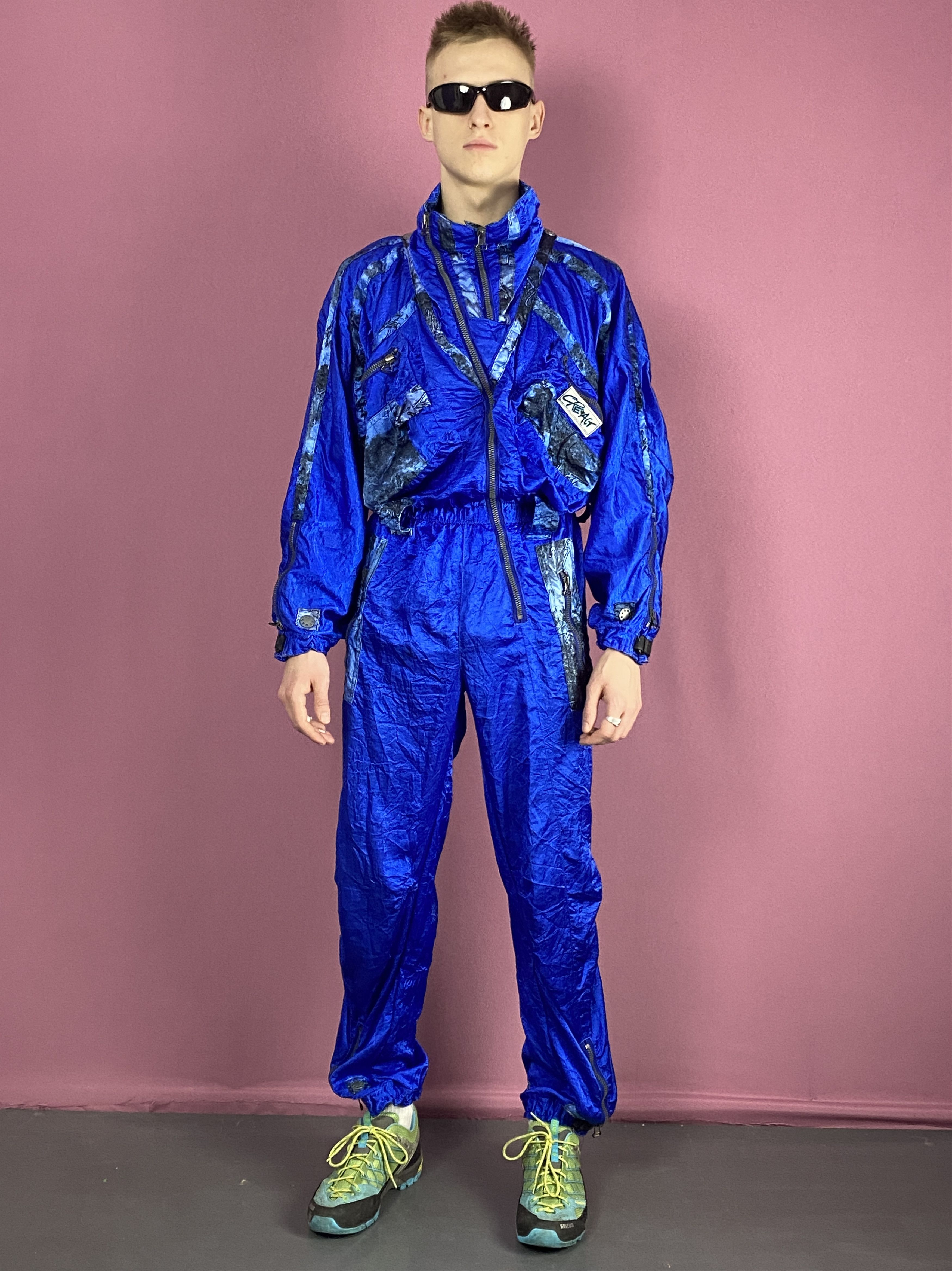 Vintage 90s Creact Men's One Piece Ski Suit - M - Thin Shell Layer Size US M / EU 48-50 / 2 - 3 Thumbnail