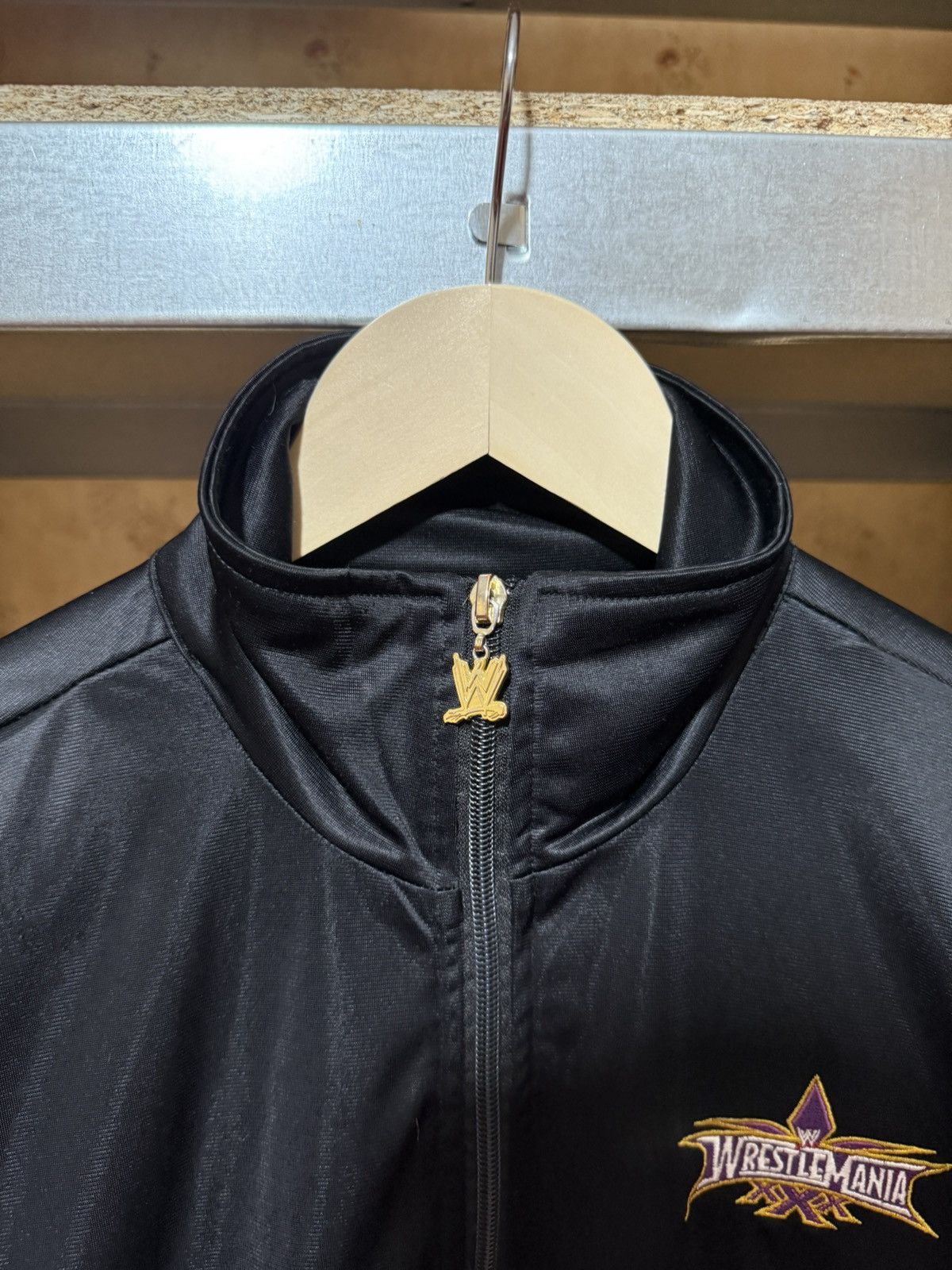 Vintage × WWE × WWF Vintage 2014 Wrestlemania WWE WWF Track Light Jacket Size US L / EU 52-54 / 3 - 5 Thumbnail