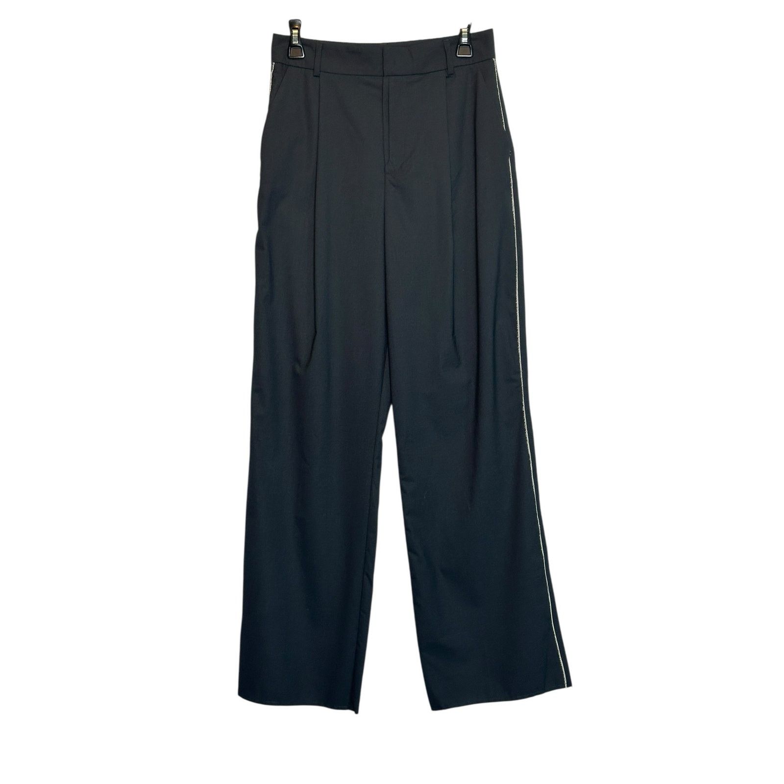 Zara Zara gray pleated high waist pants size XS Size 28" / US 6 / IT 42 - 12 Thumbnail