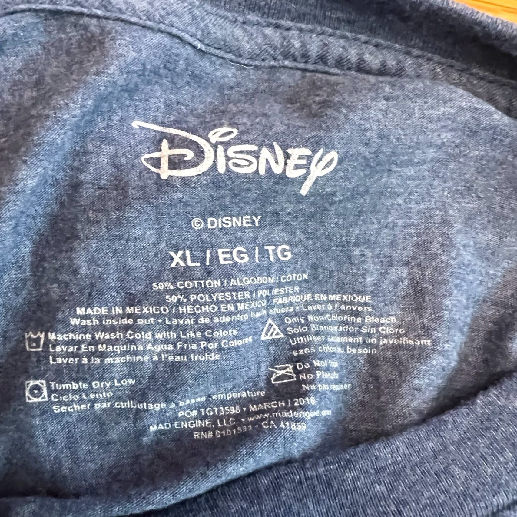 Disney Disney Mickey and Friends Tee Shirt Adult XL Blue Shirt Men 90s Cartoon Movie Disney Size US XL / EU 56 / 4 - 4 Thumbnail