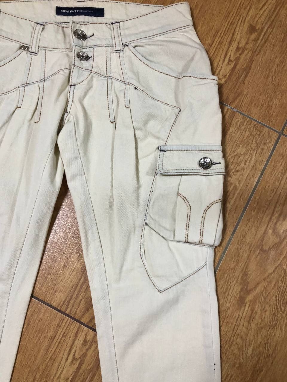 Miss Sixty Miss Sixty jeans crazy Y2K vintage streetwear Size 28" / US 6 / IT 42 - 5 Thumbnail