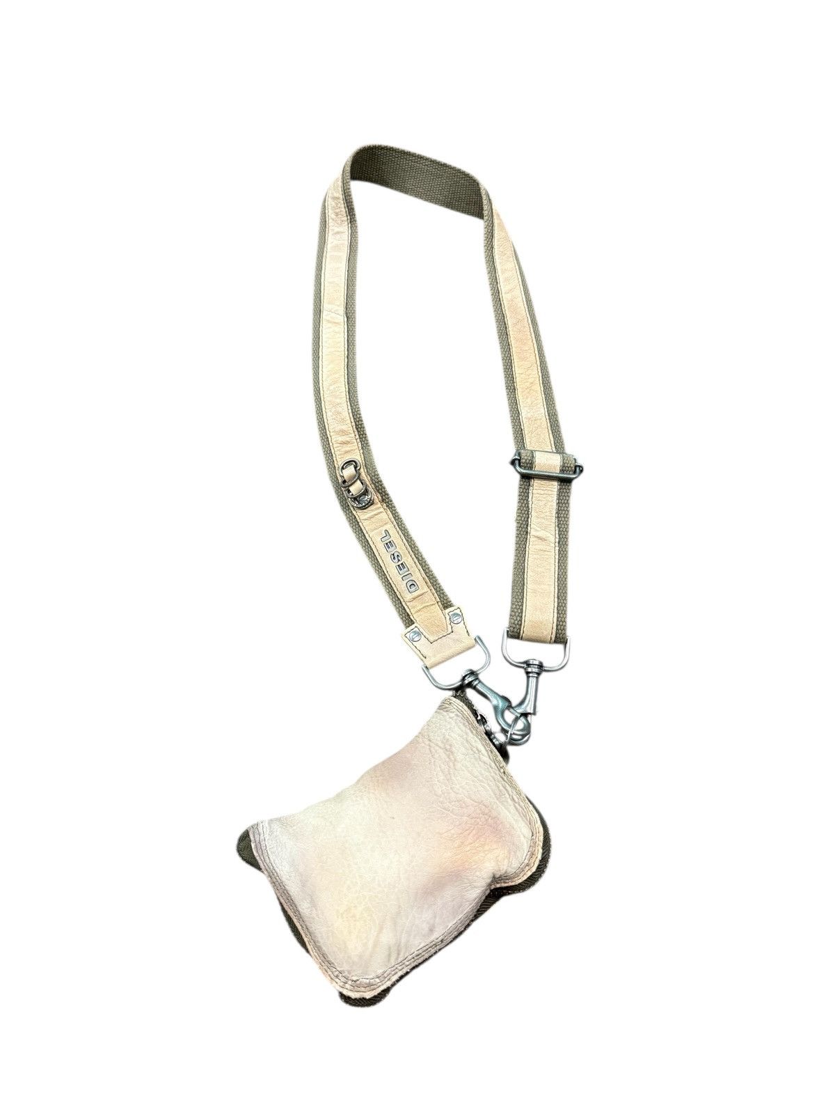 Diesel RARE DIESEL LEATHER PATINA PACKABLE CROSSBODY BAG Size ONE SIZE - 17 Thumbnail