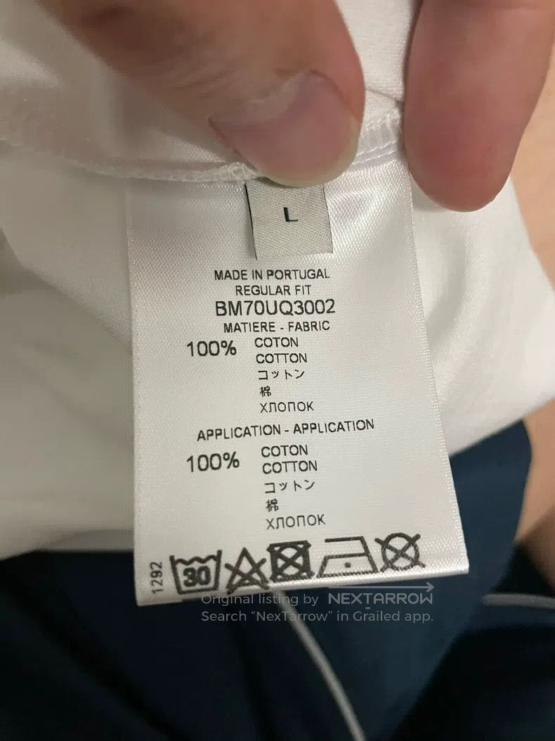 Givenchy Givenchy White Square Letter Short Sleeve T-shirt Spring/S Size US M / EU 48-50 / 2 - 5 Thumbnail
