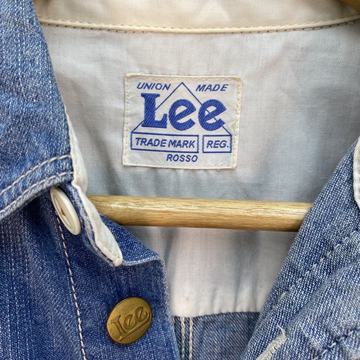 Lee 💥Vintage Lee Denim Shirt Dress Multi Pocket Size M / US 6-8 / IT 42-44 - 10 Thumbnail