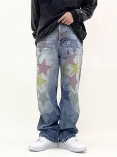 Vintage VIBE custom hiphop jeans Size US 30 / EU 46 - 4 Thumbnail