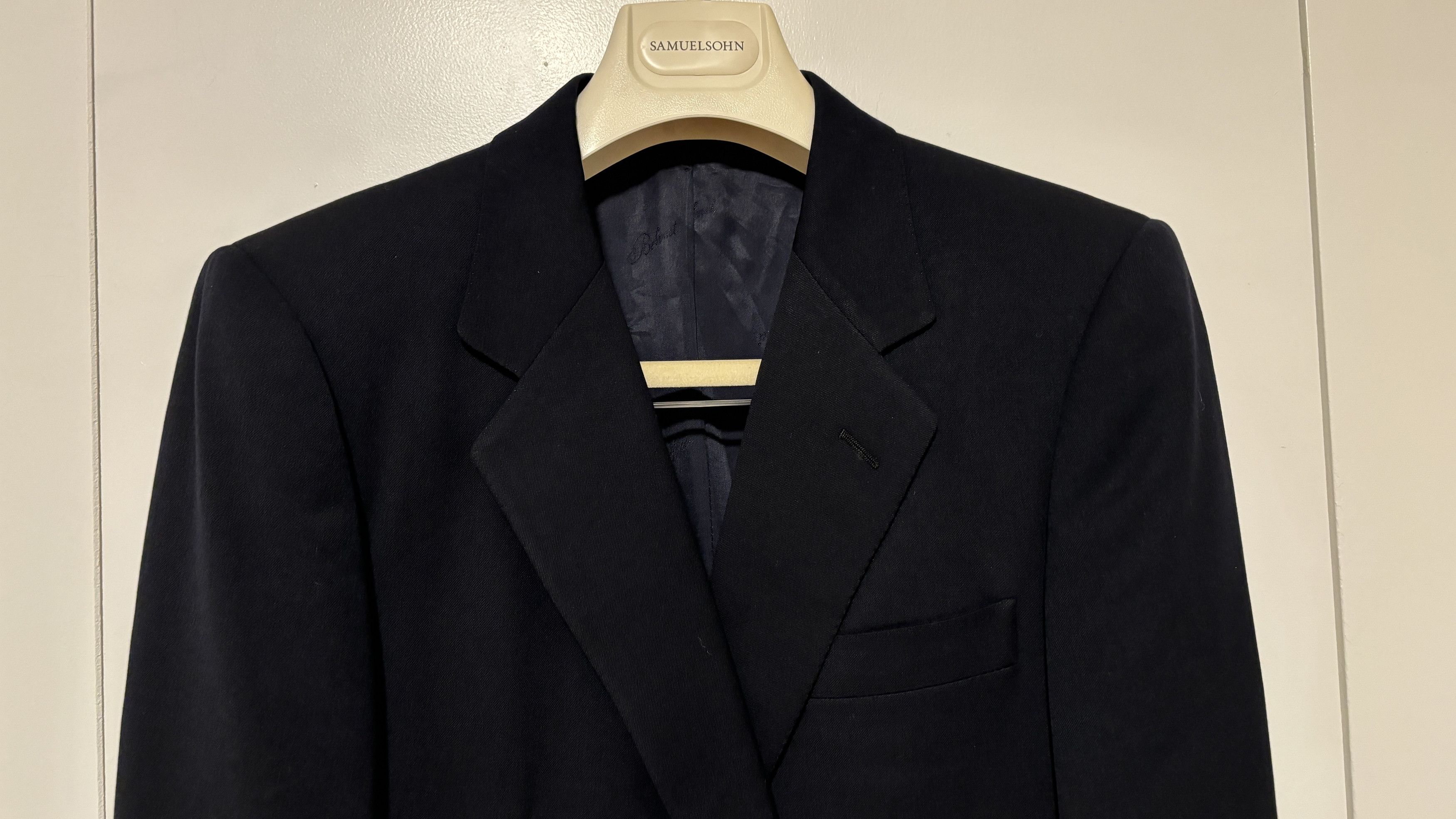 Belvest Belvest Black Blazer Sport Coat with Gold Buttons 38-40 Size 40R - 2 Thumbnail