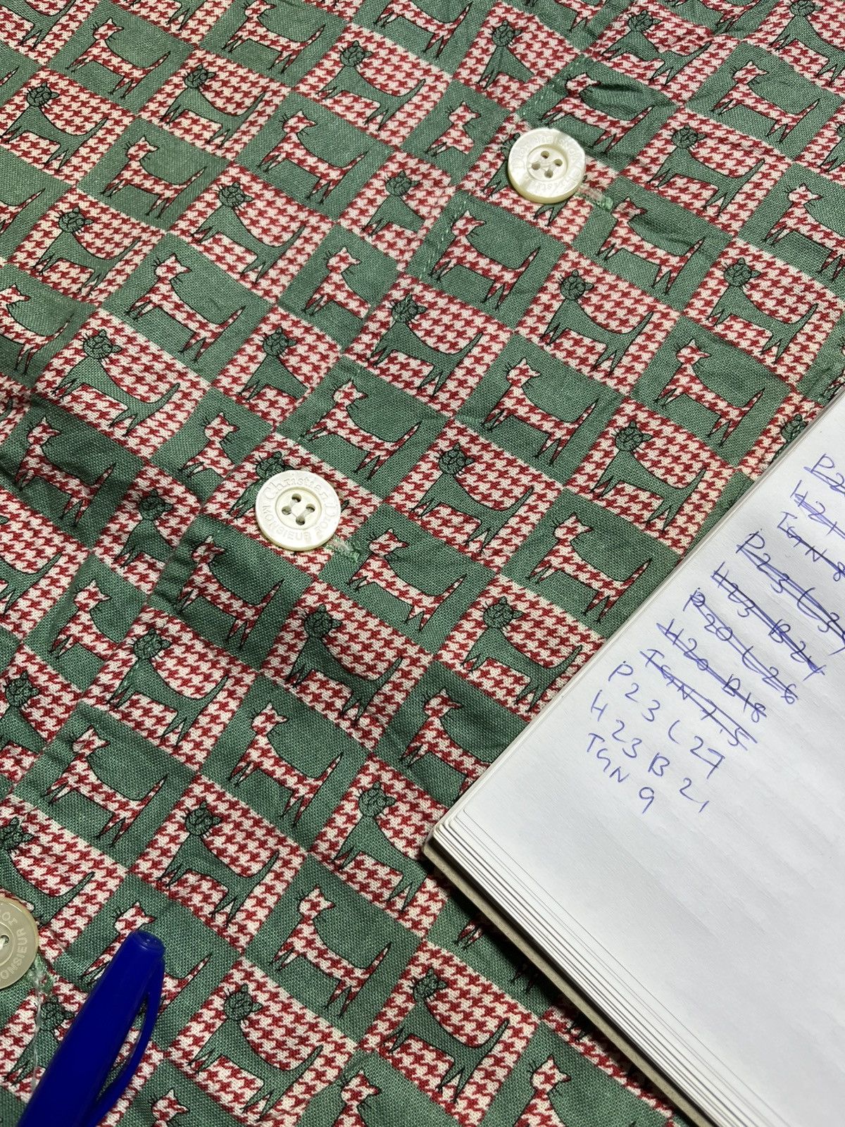 Christian Dior Monsieur 🔥Vintage Christian Dior Cat Monogram Shirt Button Up Y2K Size US L / EU 52-54 / 3 - 8 Thumbnail
