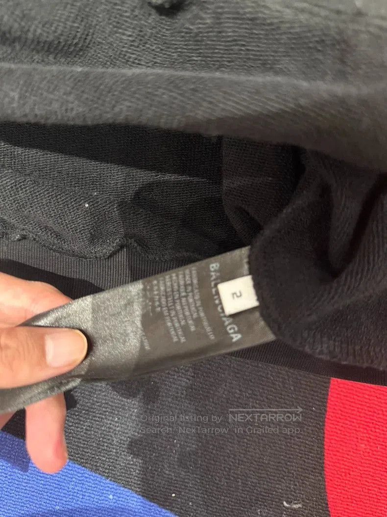 Balenciaga Balenciaga Wave Tape Cover Hoodie. Size US S / EU 44-46 / 1 - 5 Thumbnail
