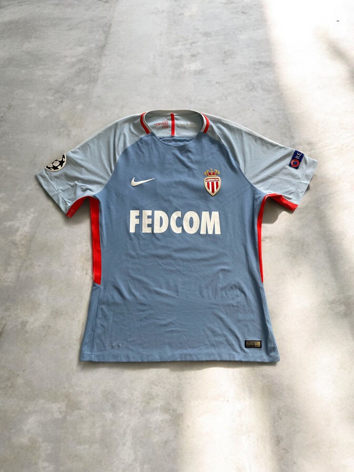 Nike Nike as Monaco player issue UCL soccer football jersey XL Size US XL / EU 56 / 4 - 1 Thumbnail