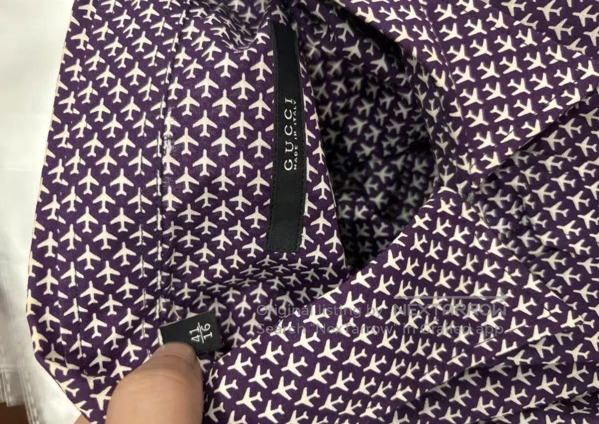 Gucci Purple Patterned Long. Size US M / EU 48-50 / 2 - 4 Thumbnail