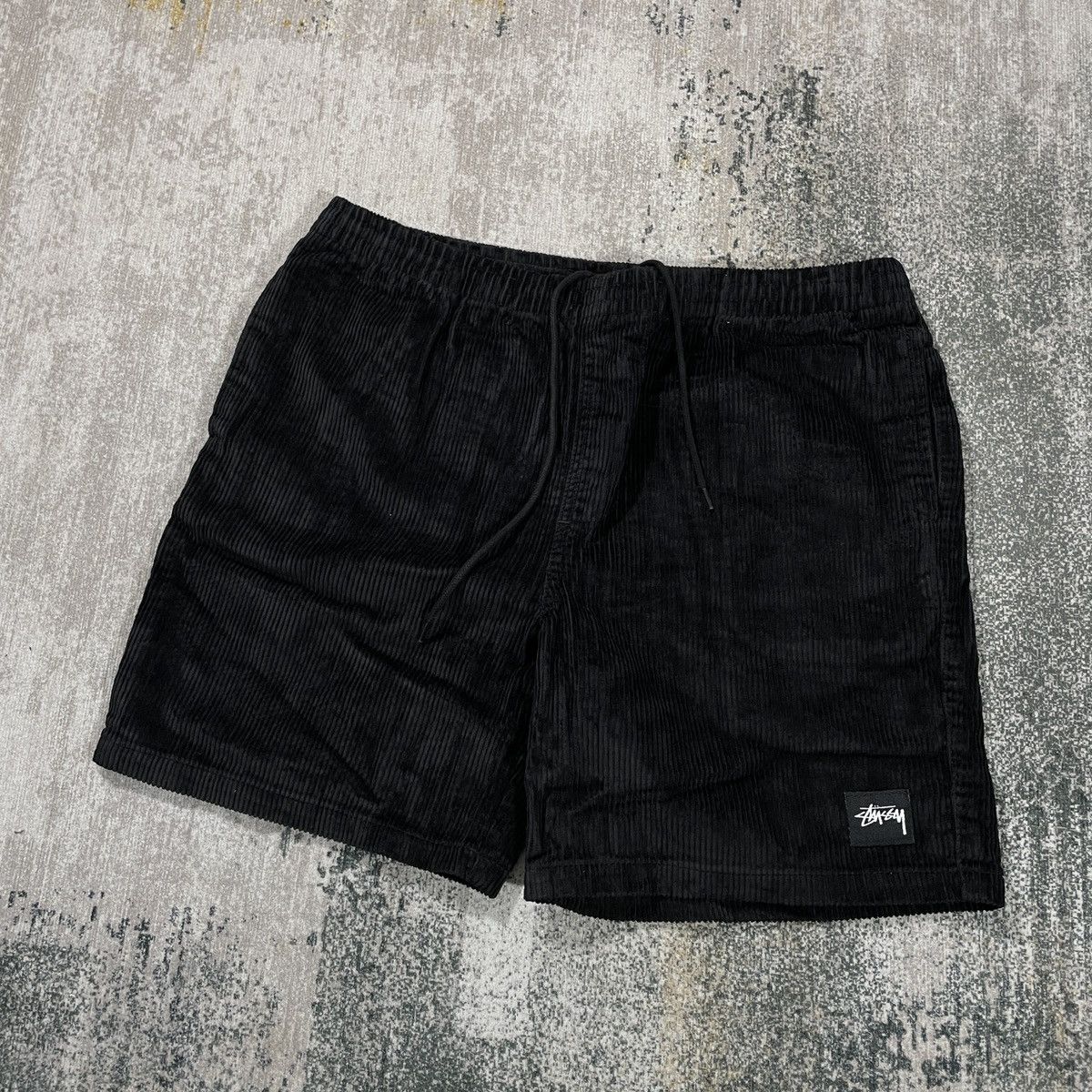 Stussy STUSSY WIDE WALE BOX CORD SHORTS BLACK Size US 32 / EU 48 - 1 Thumbnail