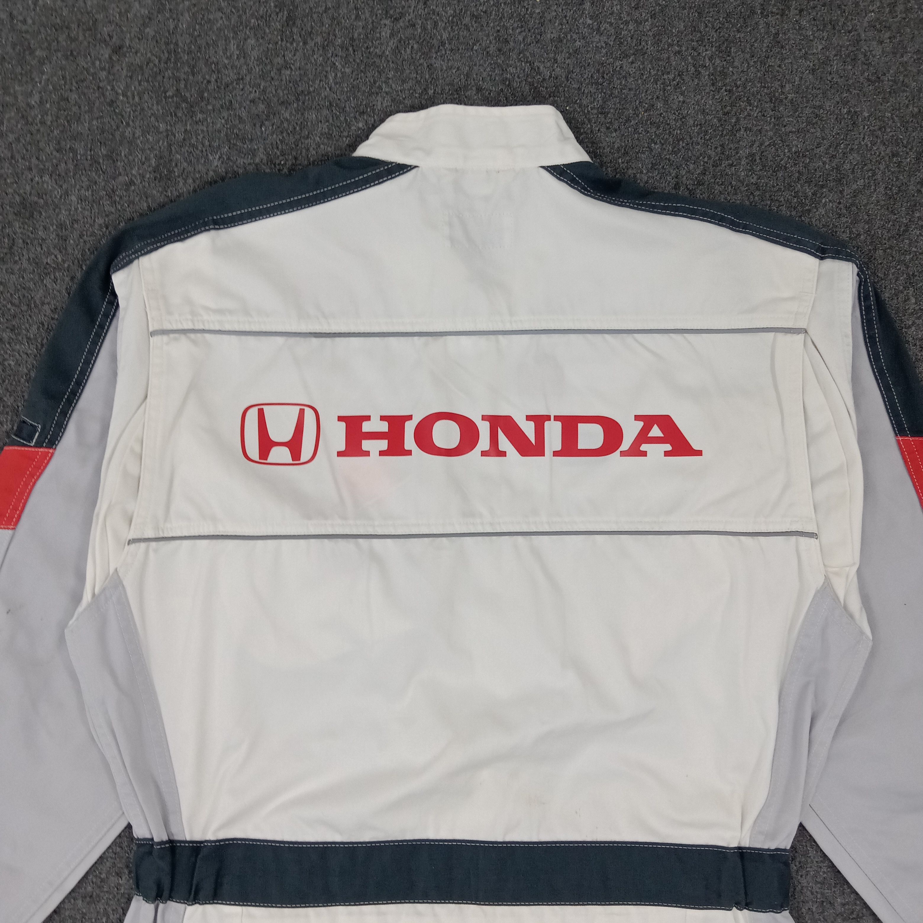 Honda × Vintage Honda Racing Team Japanese Worker Coverall Jacket Size US M / EU 48-50 / 2 - 2 Thumbnail