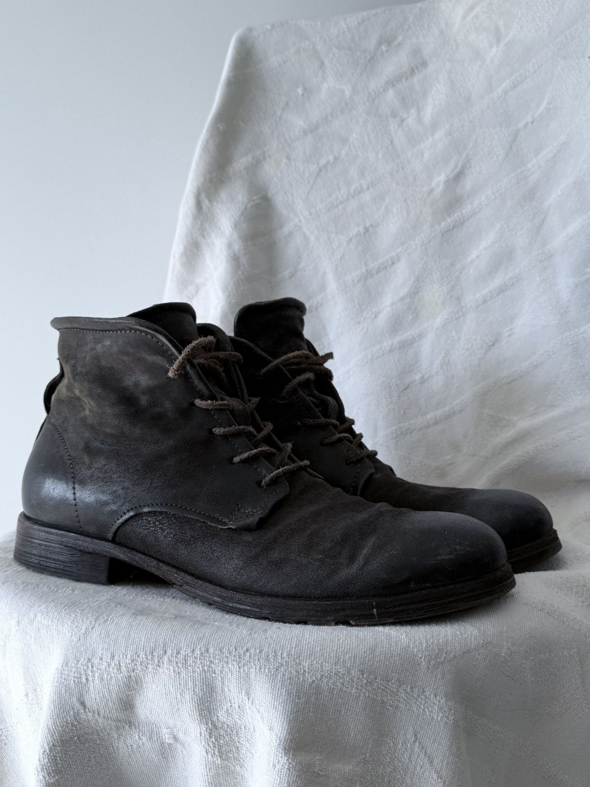 A.S.98 Avant Garde A.S. 98 Guidi Style Distressed Leather Boots Size US 11 / EU 44 - 1 Thumbnail