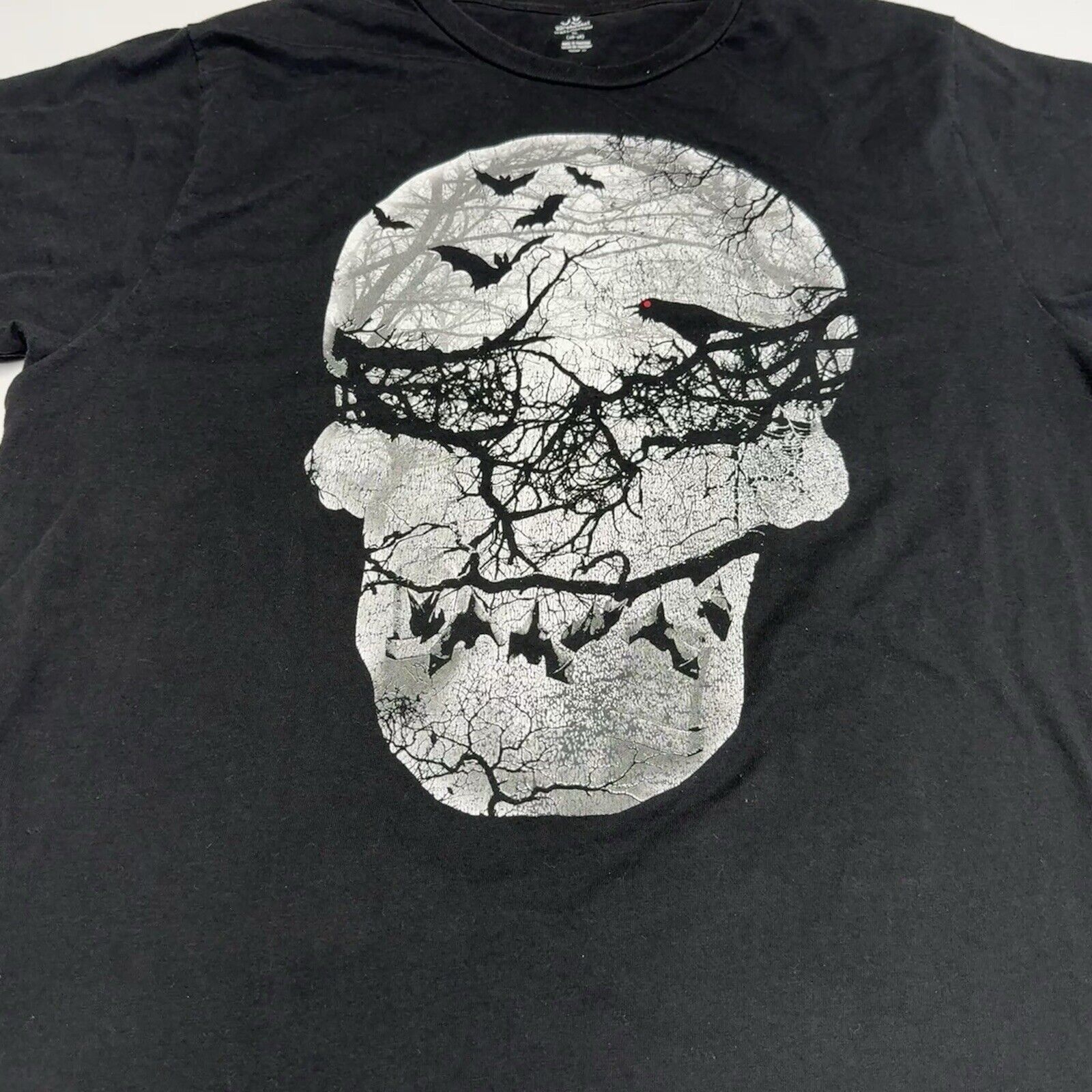 Other Halloween Scary Skull T Shirt Mens XL Black Short Sleeve Gra Size US XL / EU 56 / 4 - 4 Thumbnail