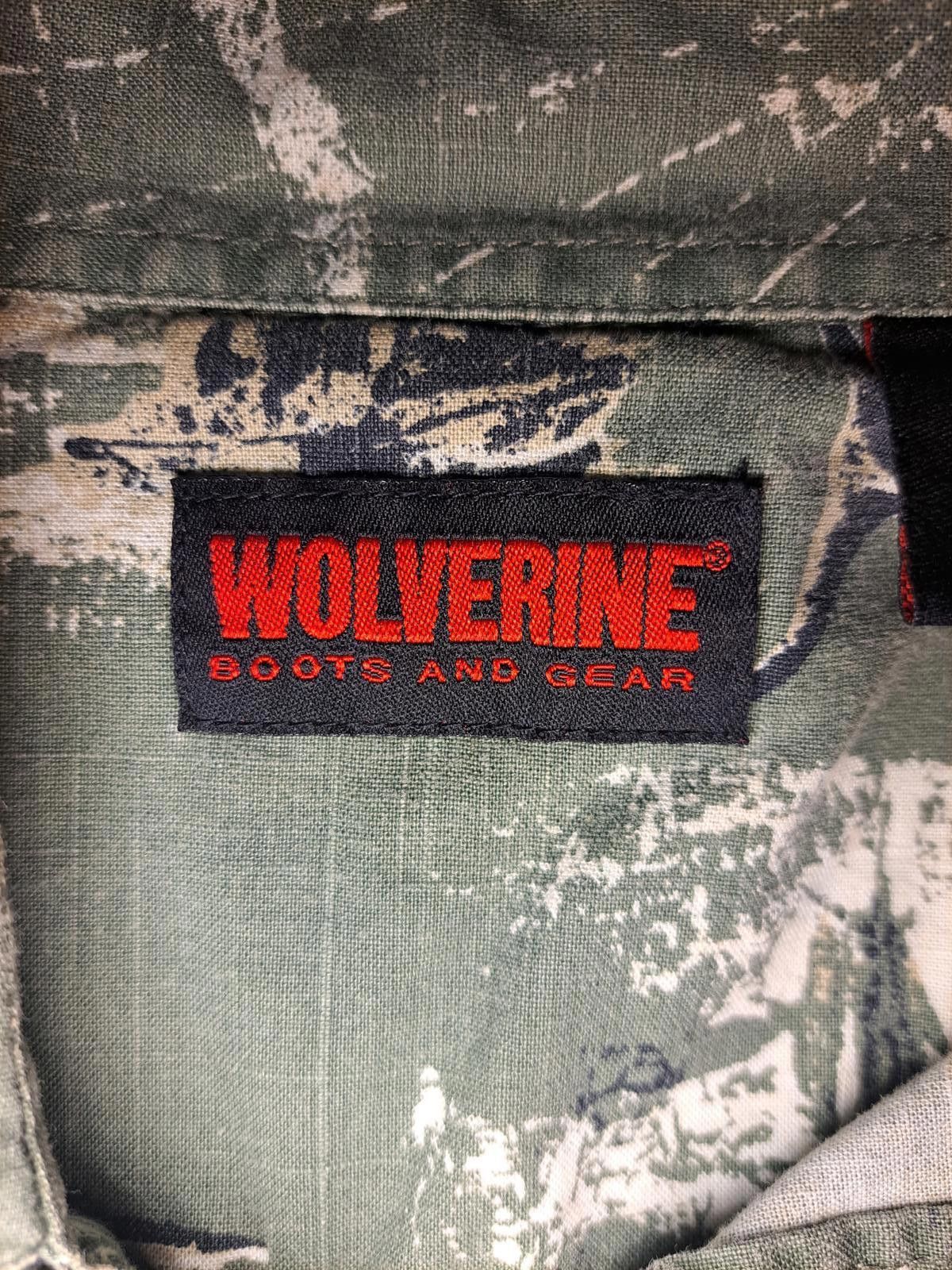 Wolverine Wolverine Button Down Shirt Mens Small Green Cotton Outdoor Size US S / EU 44-46 / 1 - 2 Thumbnail