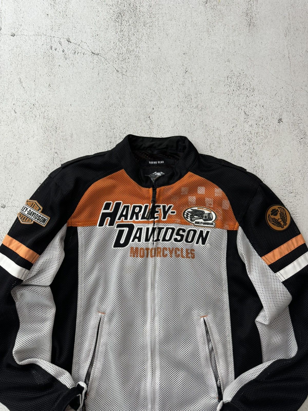 Harley Davidson × Marlboro Harley Davidson HD Vintage Riding Gear Bike Bomber Jacket Size US M / EU 48-50 / 2 - 4 Thumbnail