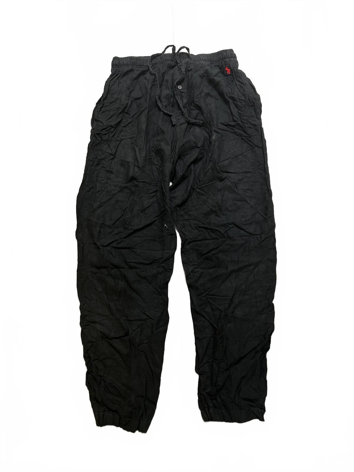 Polo Ralph Lauren Polo Ralph Lauren Black Linen Pants Size US 32 / EU 48 - 3 Thumbnail