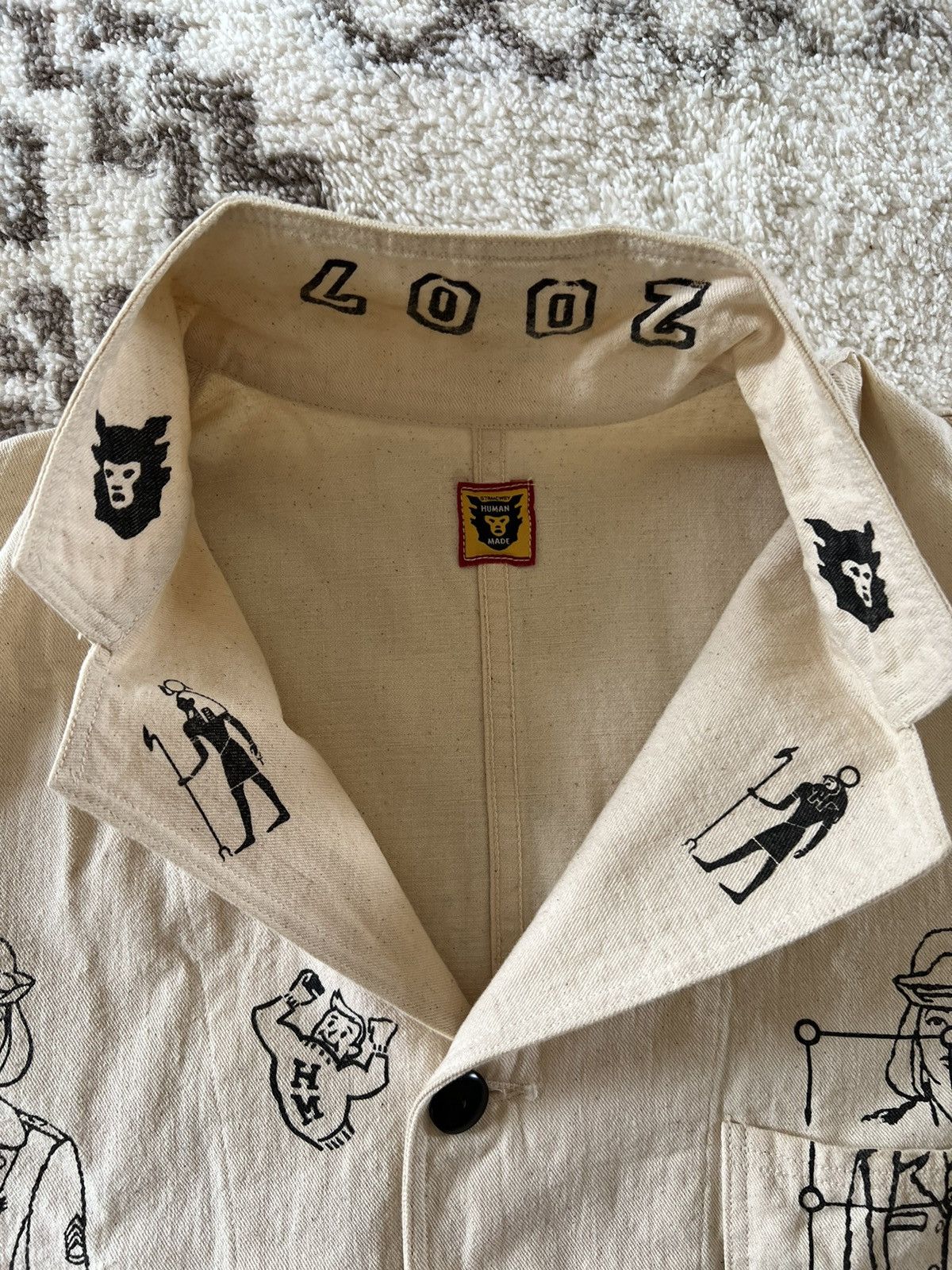 Human Made Human Made Graffiti Painted Work Jacket Size US S / EU 44-46 / 1 - 5 Thumbnail