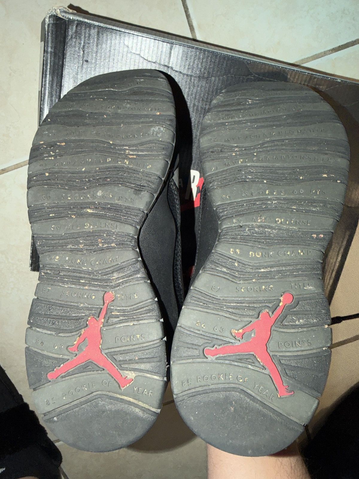 Jordan Brand Air Jordan 10 Retro 'Shadow' 2018 Size US 7 / EU 40 - 6 Thumbnail