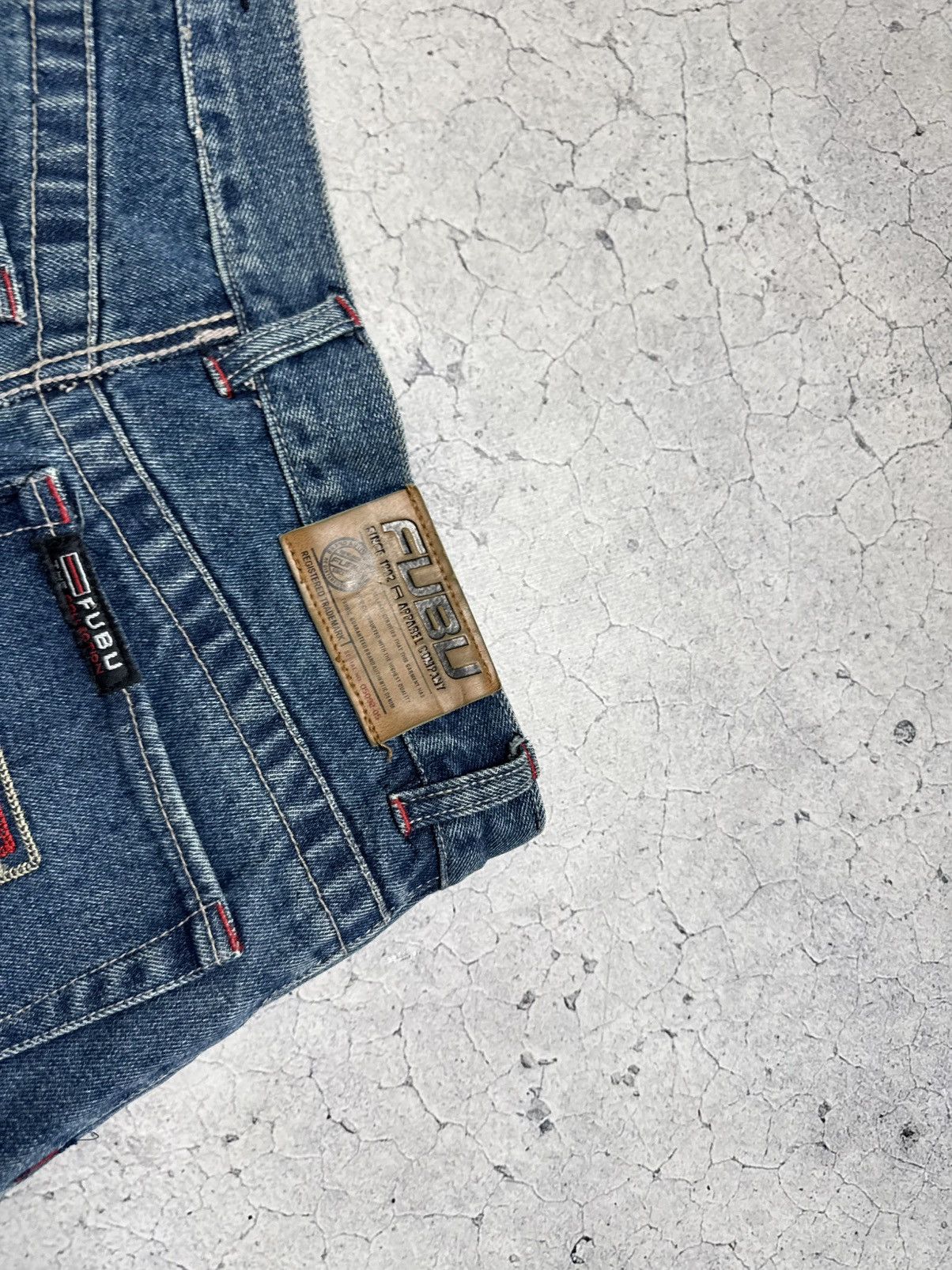 Fubu Fubu Vintage Denim Jeans Rap Skate Big Logo Size US 30 / EU 46 - 10 Thumbnail