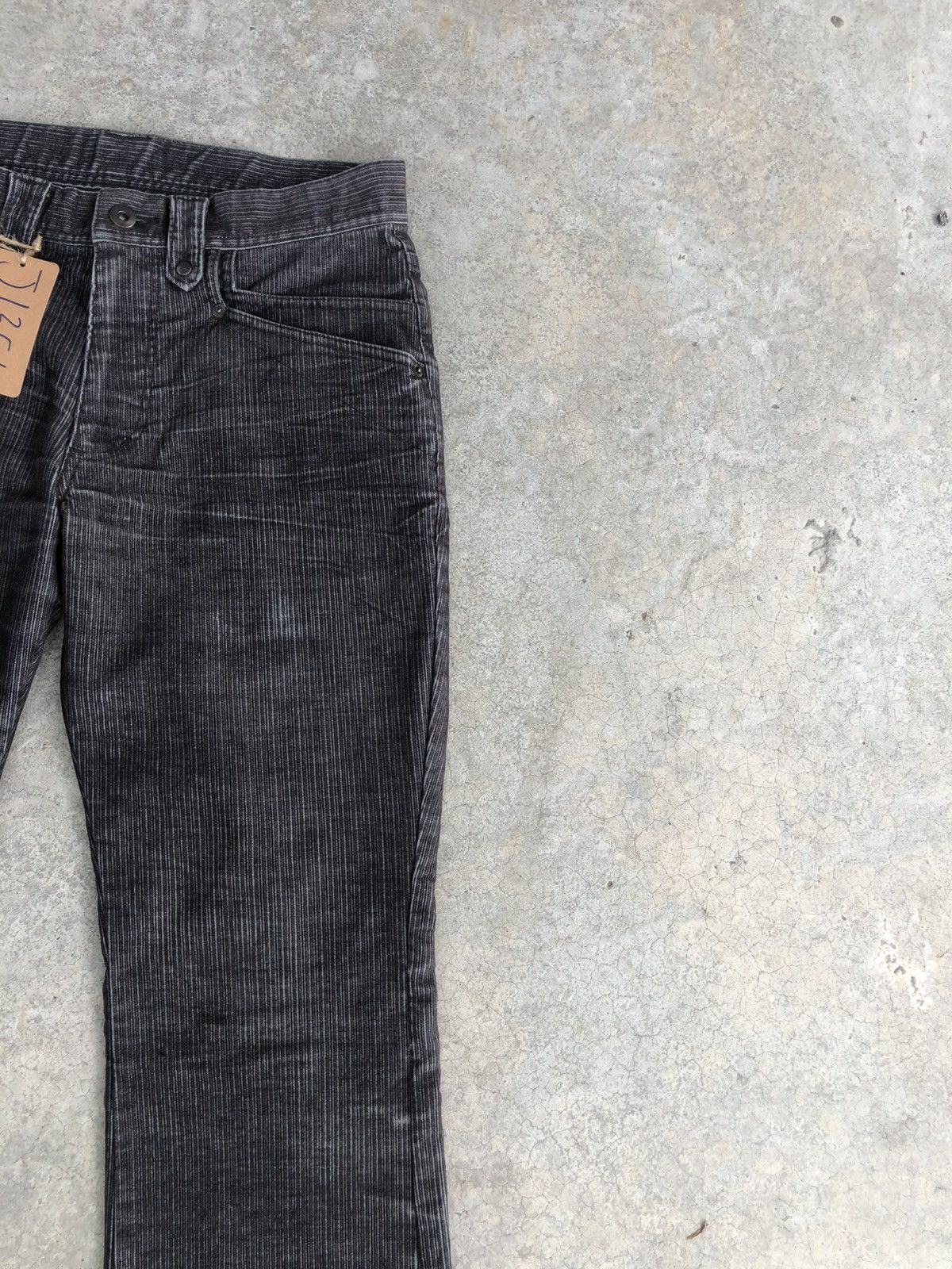 If Six Was Nine Japanese Male Flared Jeans Distressed Corduroy Size US 31 - 5 Thumbnail
