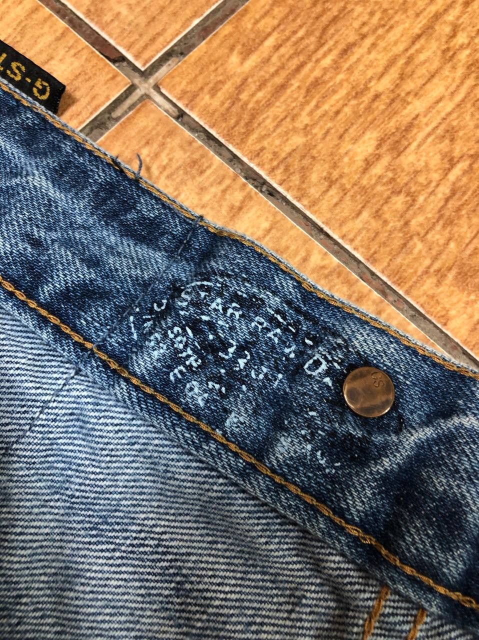 G-Star Crazy Crash Dirty Baggy Faded Jean Japan Avant Garde Style Size US 33 - 13 Thumbnail