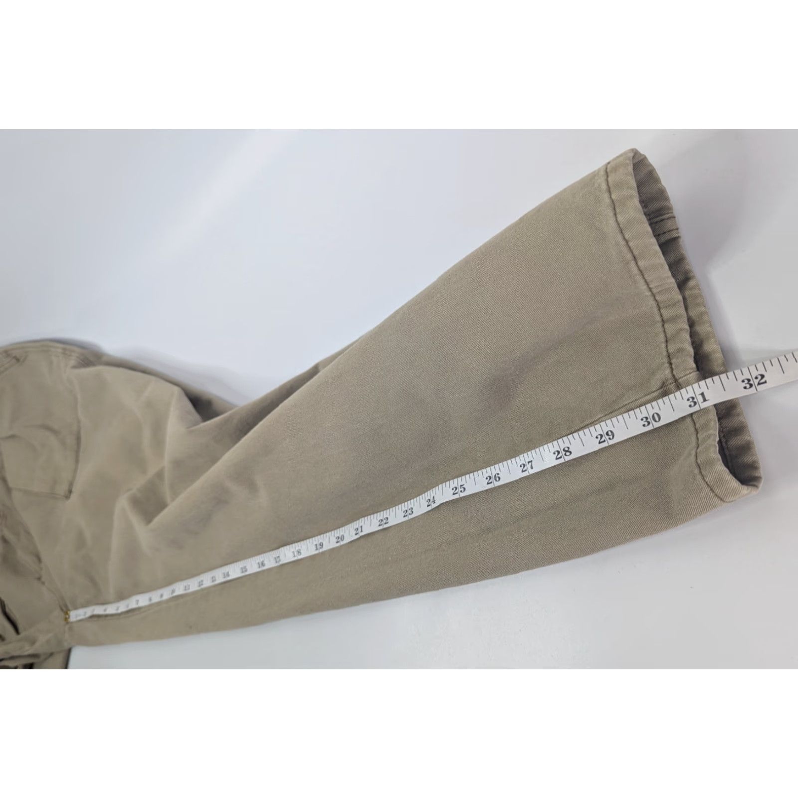 Gap VINTAGE Gap Pants Mens 36x32 Khaki Beige Chino Trousers 80s 90s Classic Fit Size US 36 / EU 52 - 7 Thumbnail