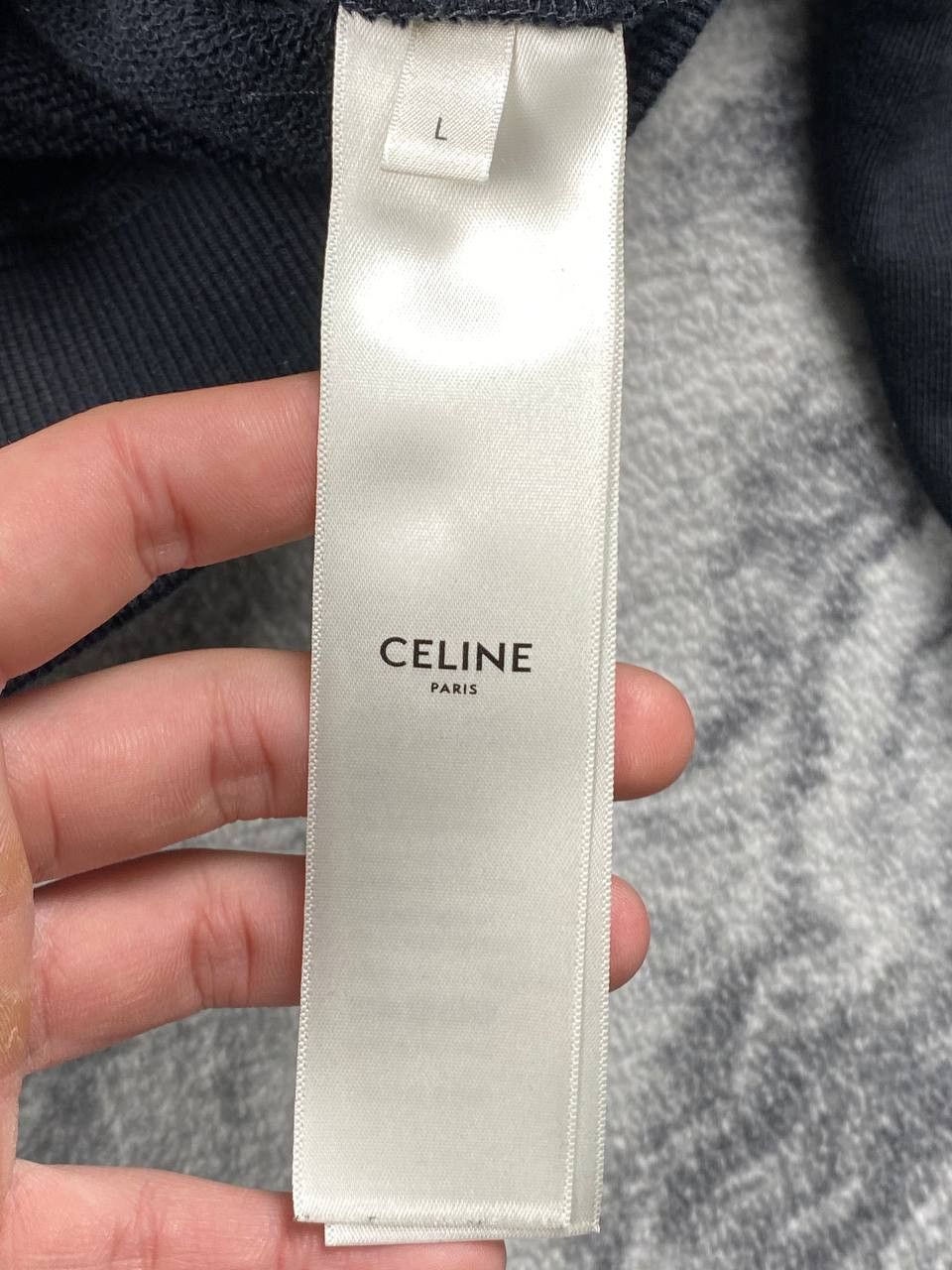 Celine Celine Cardigan Big Logo Men Size L Black Size US L / EU 52-54 / 3 - 7 Thumbnail