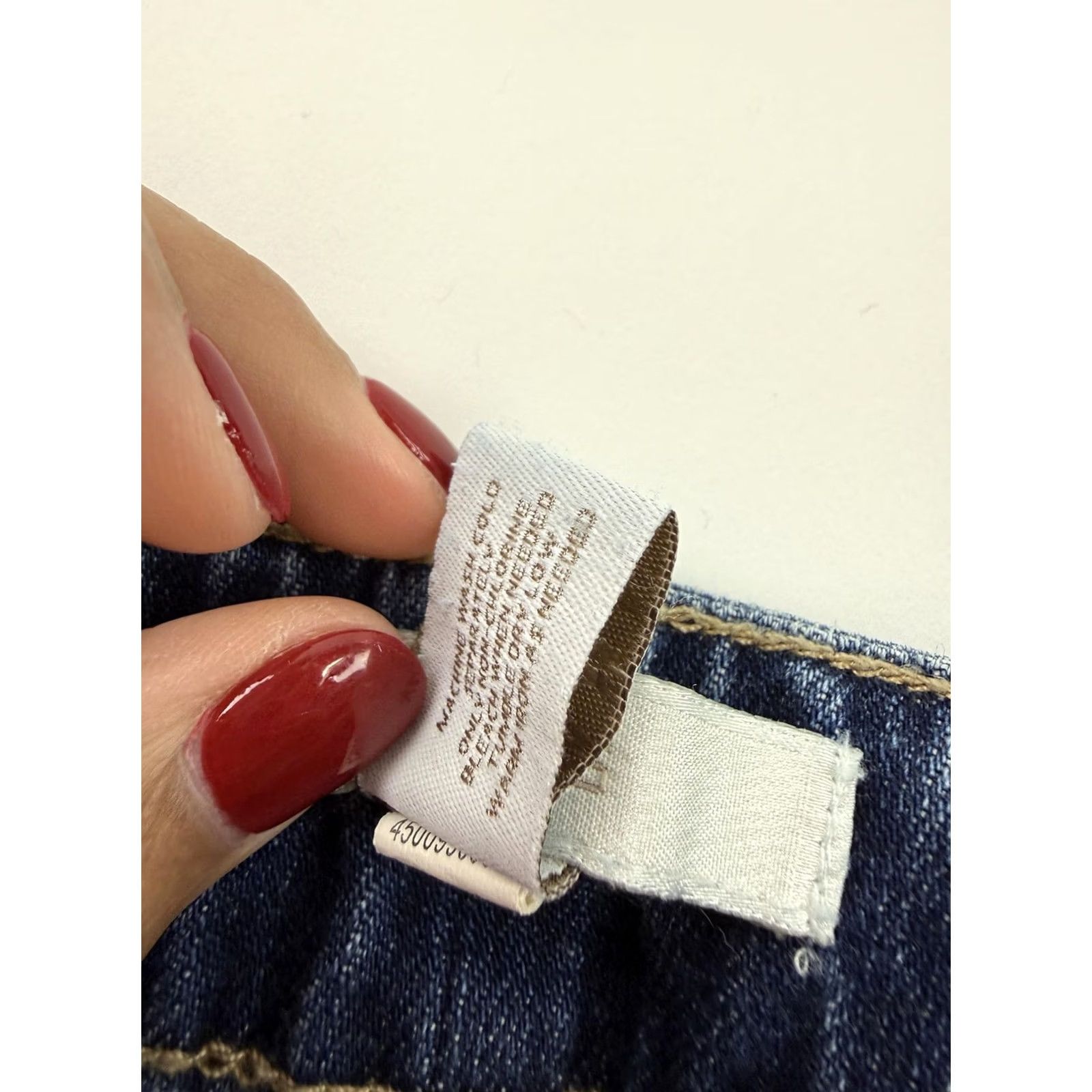 Vintage Chico's Denim Skirt 0 Blue Long Maxi Front Slit Pockets Casual Stretch Womens Size 25" / US 0 / IT 36 - 4 Thumbnail