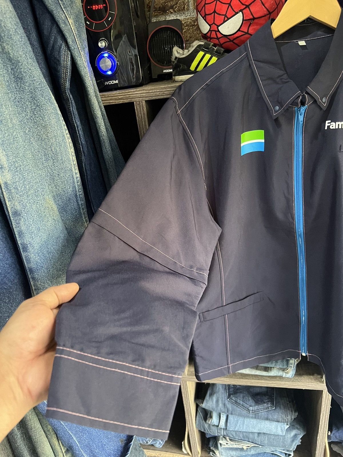 Japanese Brand 🔥Rare Family Mart Zipper Jacket Size US L / EU 52-54 / 3 - 9 Thumbnail