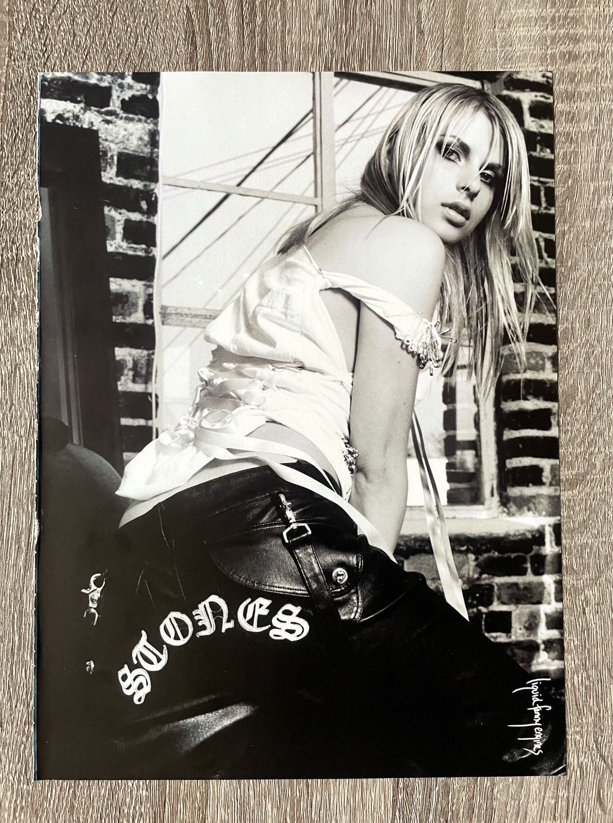 Chrome Hearts × Vintage Chrome Hearts close up stones 8x11 magazine cutout Poster Size ONE SIZE - 1 Thumbnail
