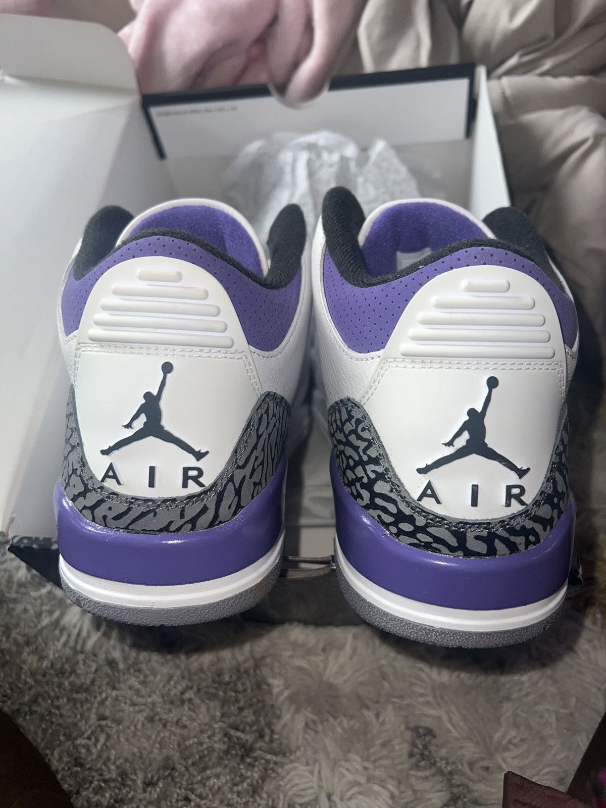 Jordan Brand Retro Nike Jordan 3 dark iris Size US 8 / EU 41 - 4 Thumbnail