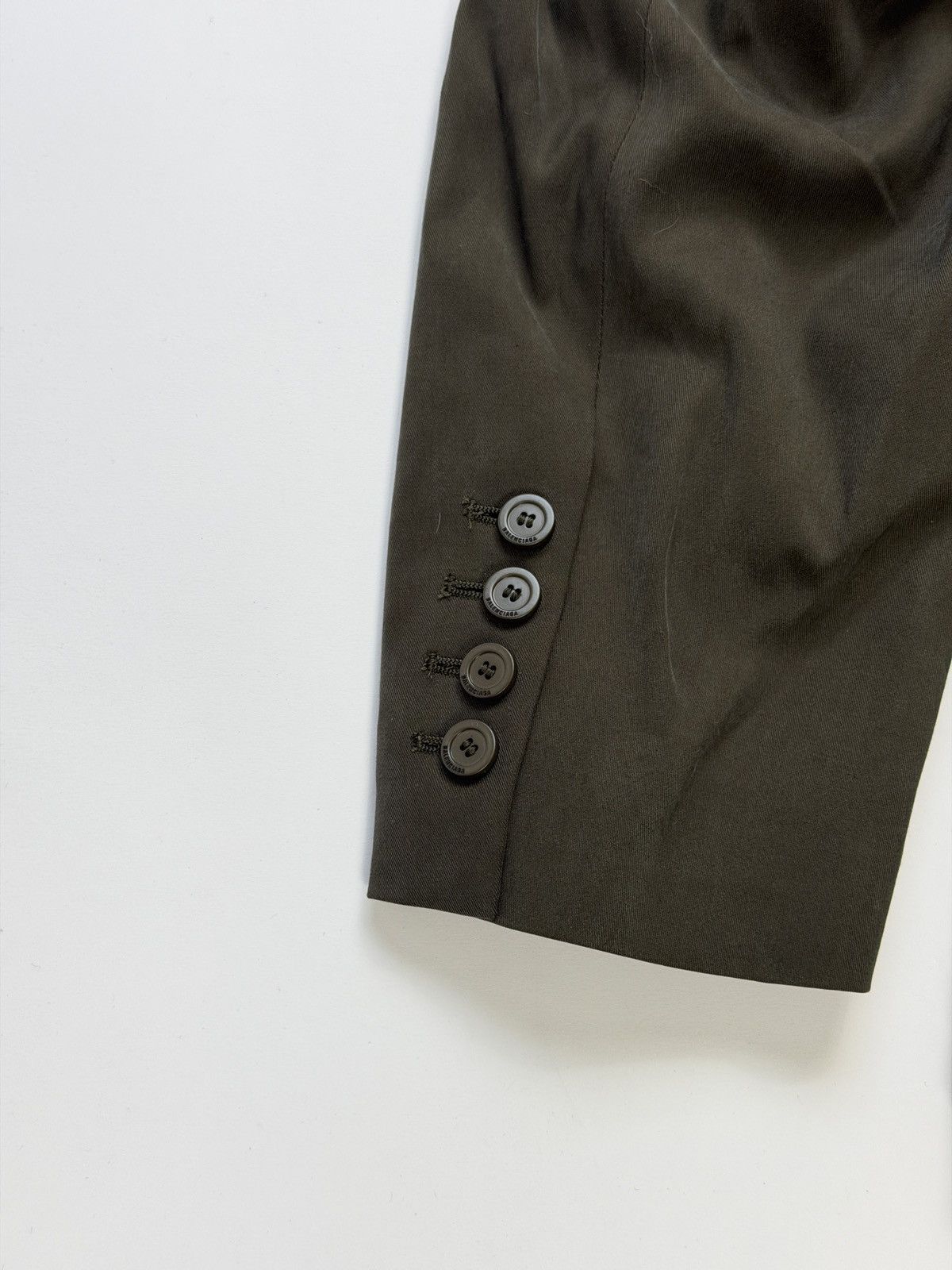 Balenciaga Balenciaga Oversized Wardrobe Stretch Fluid Tailored Blazer Size 40S - 6 Thumbnail