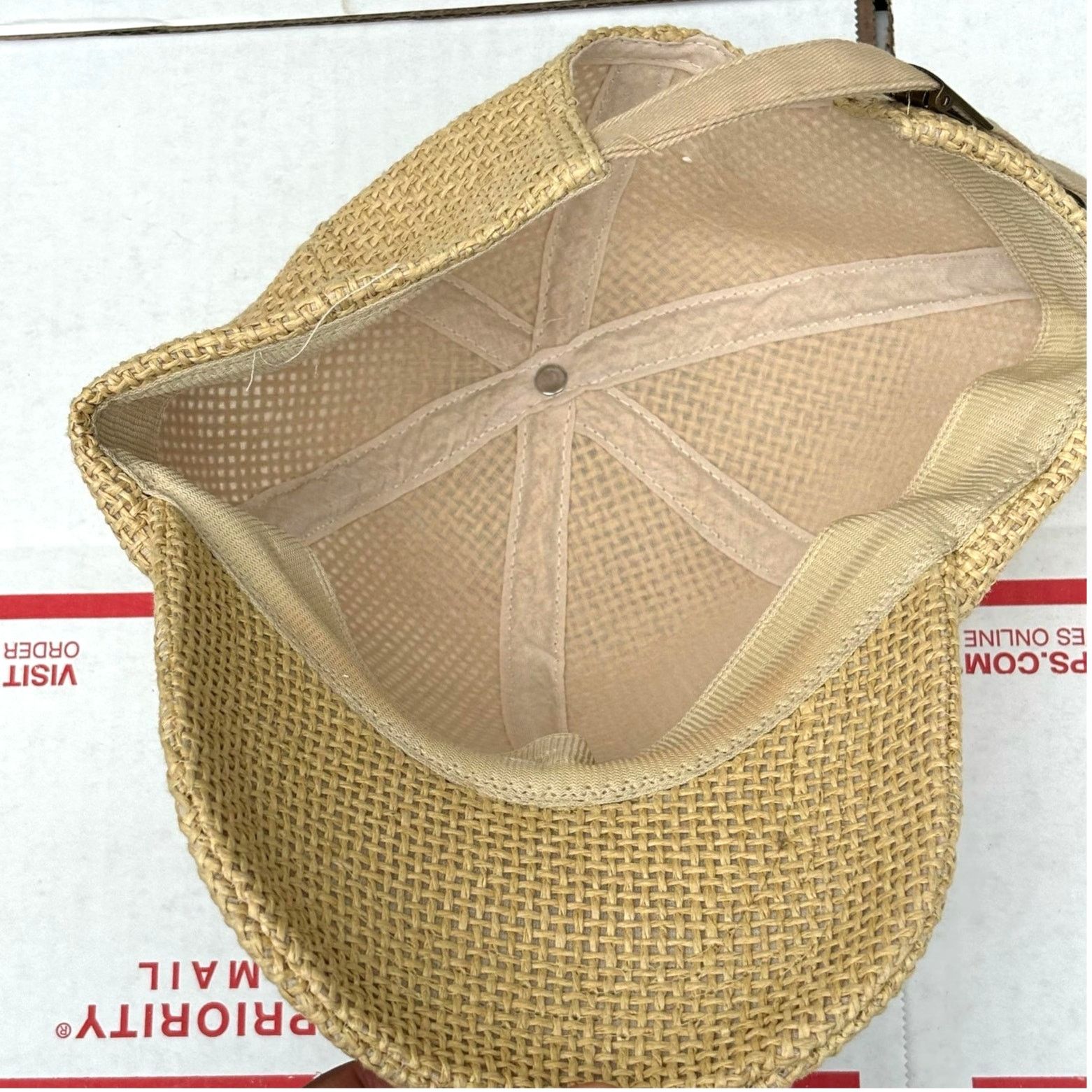 Other Tan Straw Hat Size ONE SIZE - 4 Thumbnail