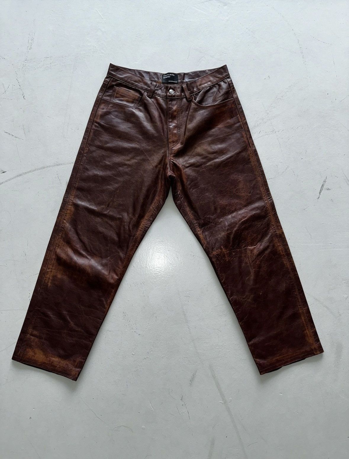 ENFANTS RICHES DEPRIMES LEATHER PANTS