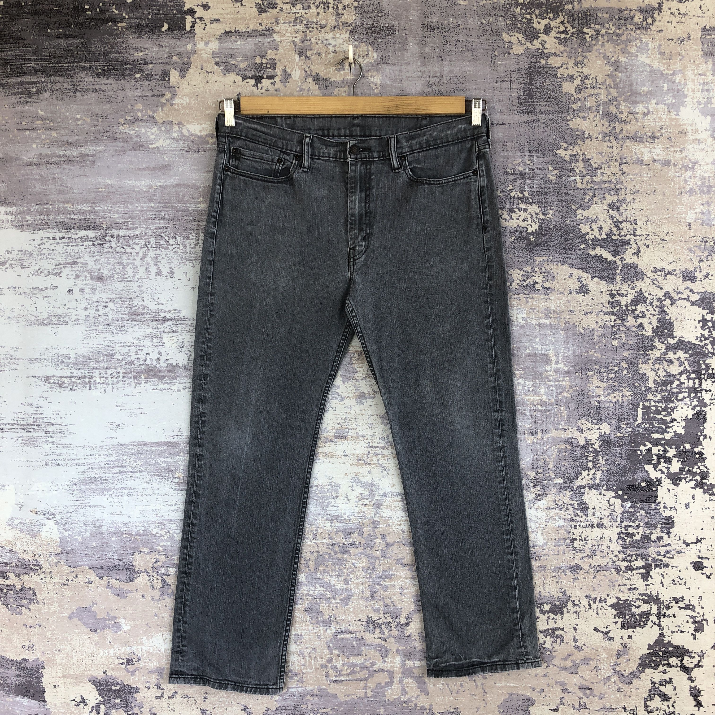 Levi's Vintage Levis Faded Black Jeans Levi's 514 Ash Gray Denim Size US 36 / EU 52 - 1 Thumbnail