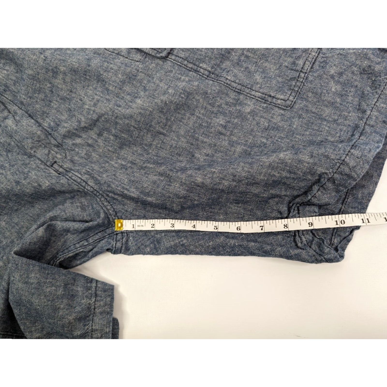 Levi's Levi's Outdoors Cargo Shorts Men's 40 Blue Cotton Linen Regular Pocket Logo Casual Pants Size US 40 / EU 56 - 3 Thumbnail