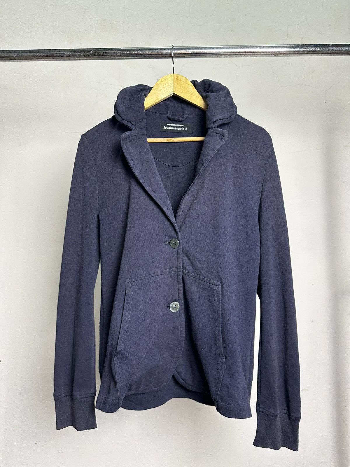 Issey Miyake Mercibeaucoup Fluffy Collar Jacket Size US M / EU 48-50 / 2 - 1 Thumbnail