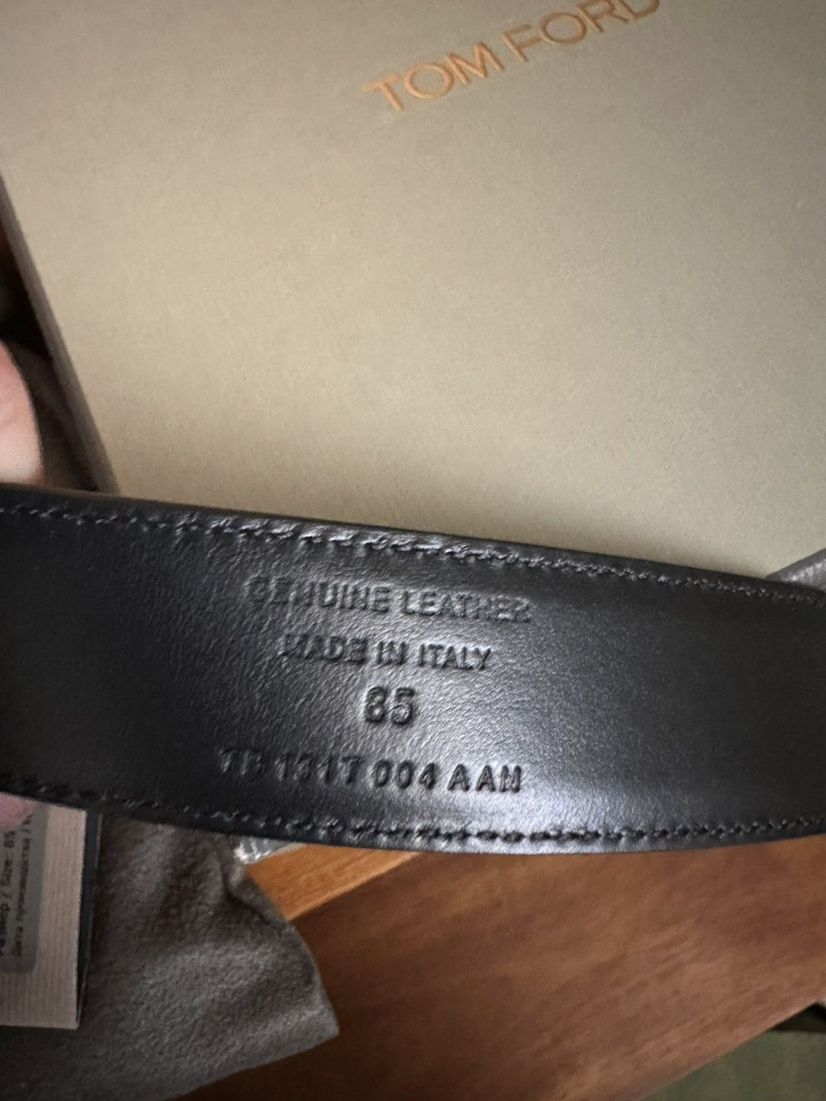 Tom Ford Tom Ford T Icon Belt 85 Size 32 - 7 Thumbnail