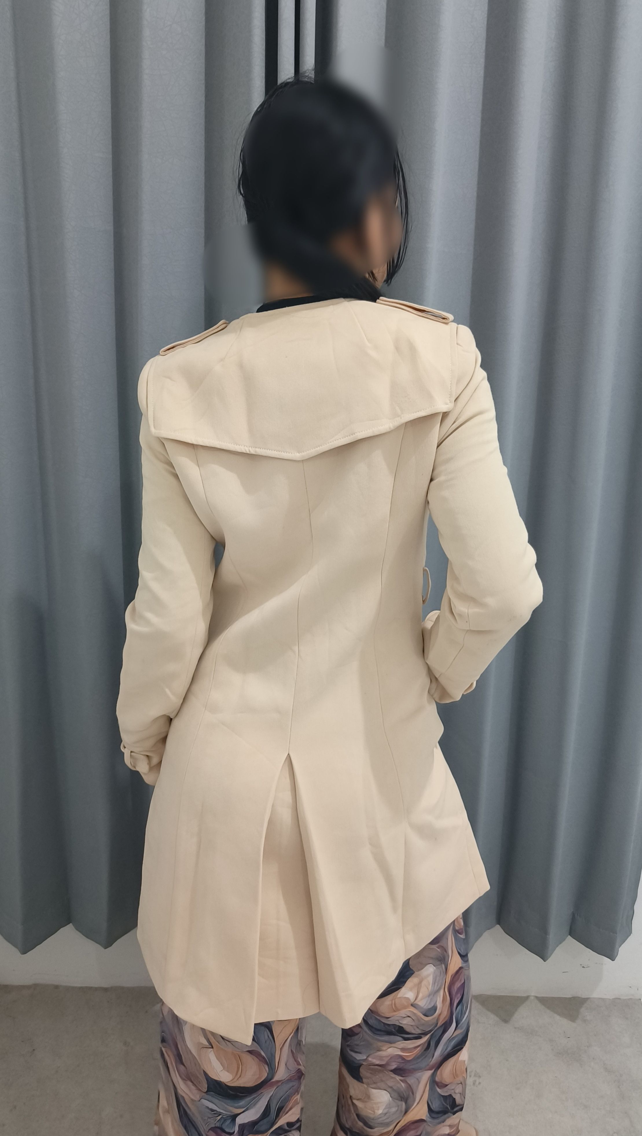 Other LINE Women's Korean Trench Coat / Spy Coat Size S / US 4 / IT 40 - 10 Thumbnail