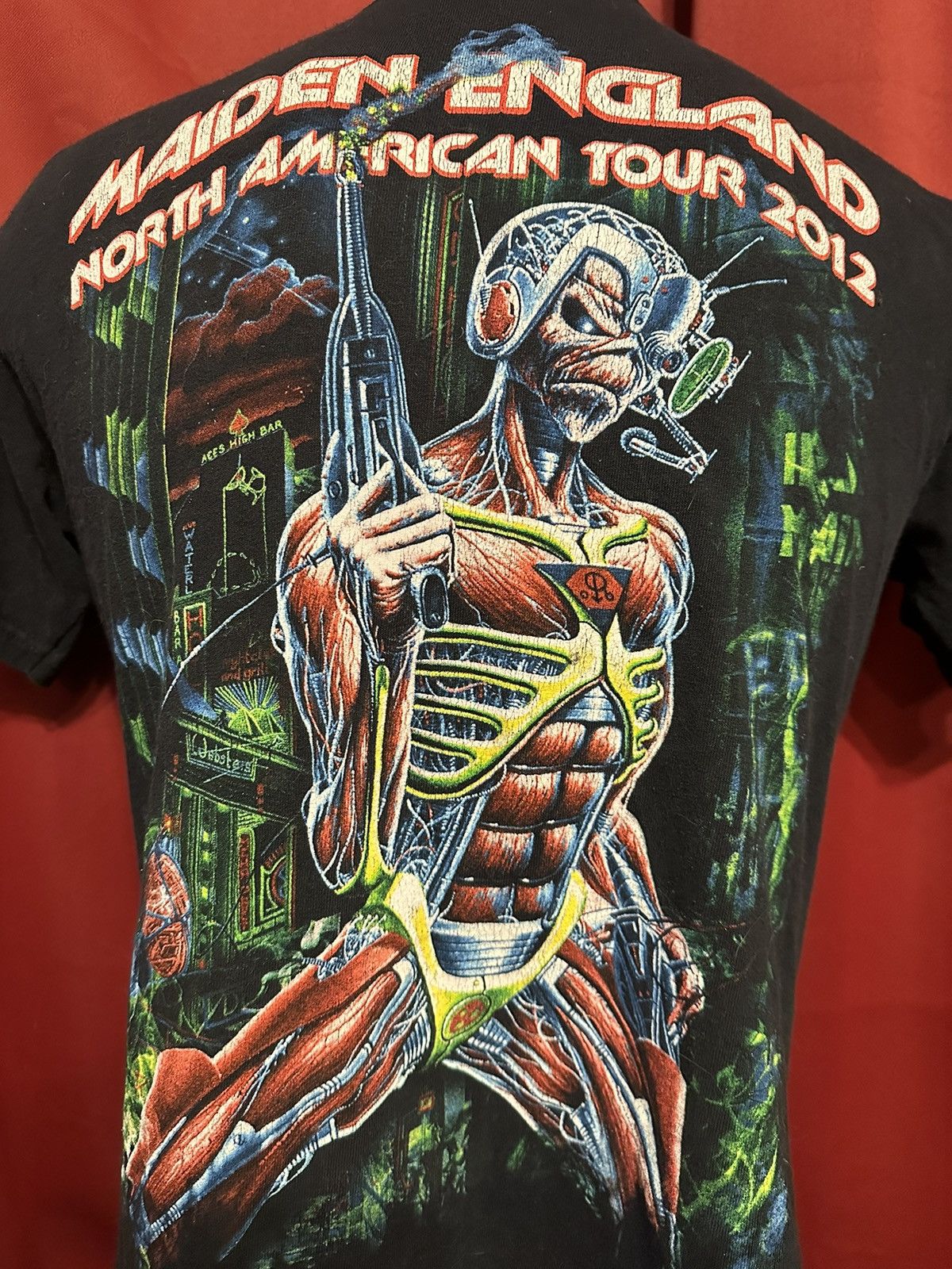 Iron Maiden Tshirt Y2K North America Tour Concert Band Tee